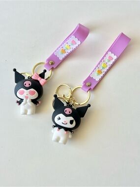 Bundle of 2 kuromi keychains